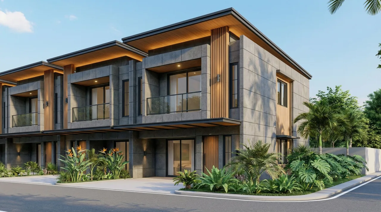 Unit hook Bumi Citra Regency Serpong dilihat dari sudut